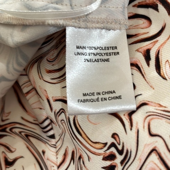 NWT C/MEO Collective Print Layered Asymmetric Wrap Skirt SZ S - Picture 6 of 7